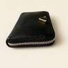 Used PRADA Saffiano Compact Wallet Coin Case Black