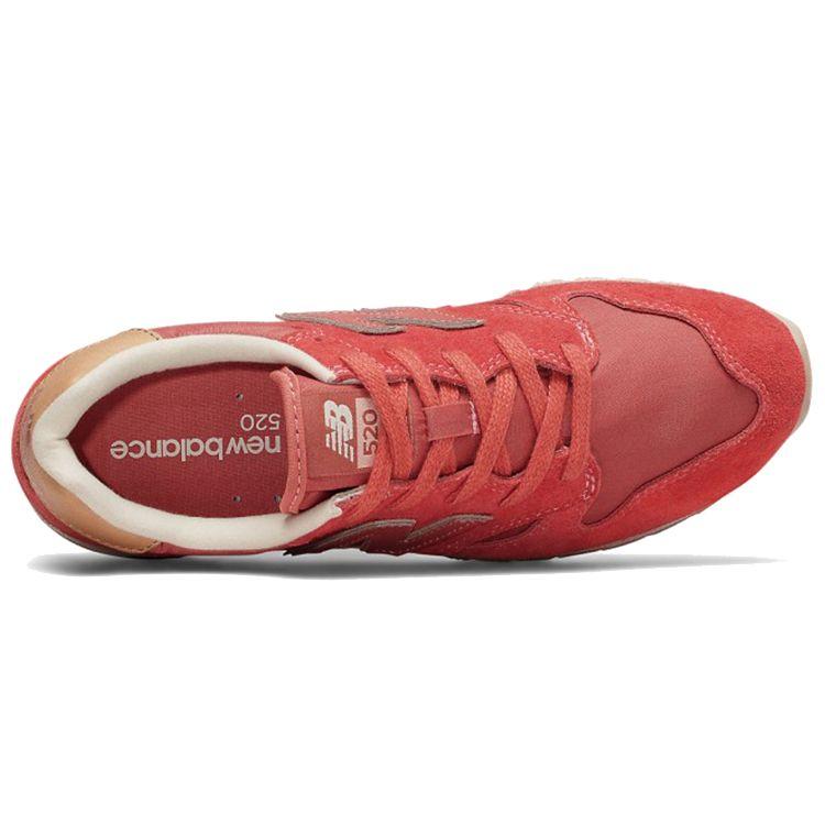 New Balance Nb 520 Casual Fabric Low Top Marathon Running Shoes Women sneaker Orange WL520BC