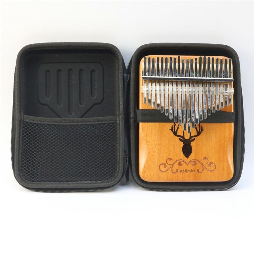 17/21-Tone Kalimba Thumb Piano Bag Thickened Kalimba Music Box Storage Box