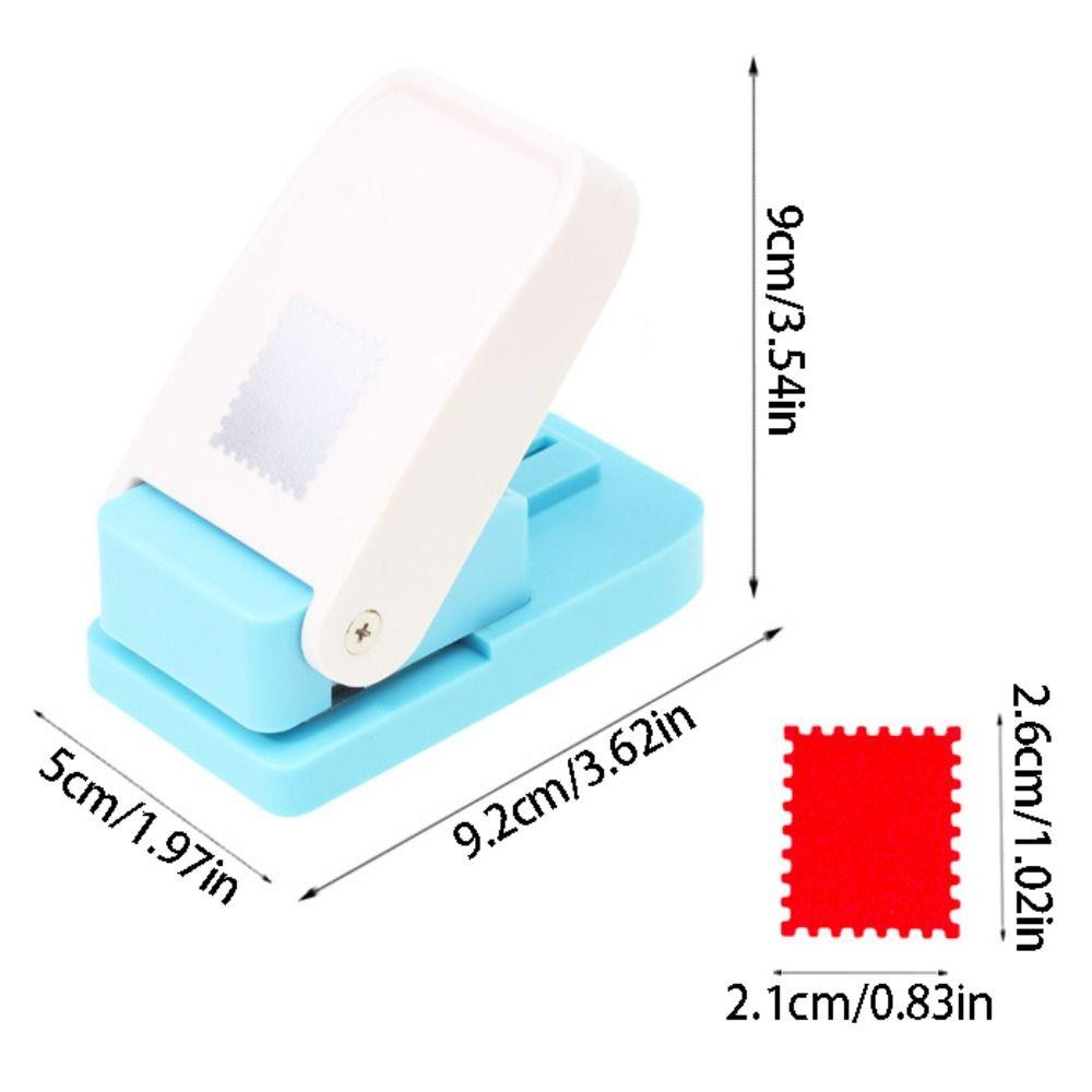 Labor Saving Stamp Border Punch Large Size DIY Christmas Tree Hole Punch Cutting Craft Handmade Toothed Puncher Embosser