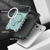 For iPhone 17 Pro Case Compatible with MagSafe Four Corner Airbags PC + TPU Phone Cover