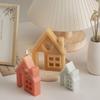 Silicone Soap Molds DIY Candle Mould Chimney House Shaped Silicone Crafts Moulds Perfect for DIY Figurine Ornament