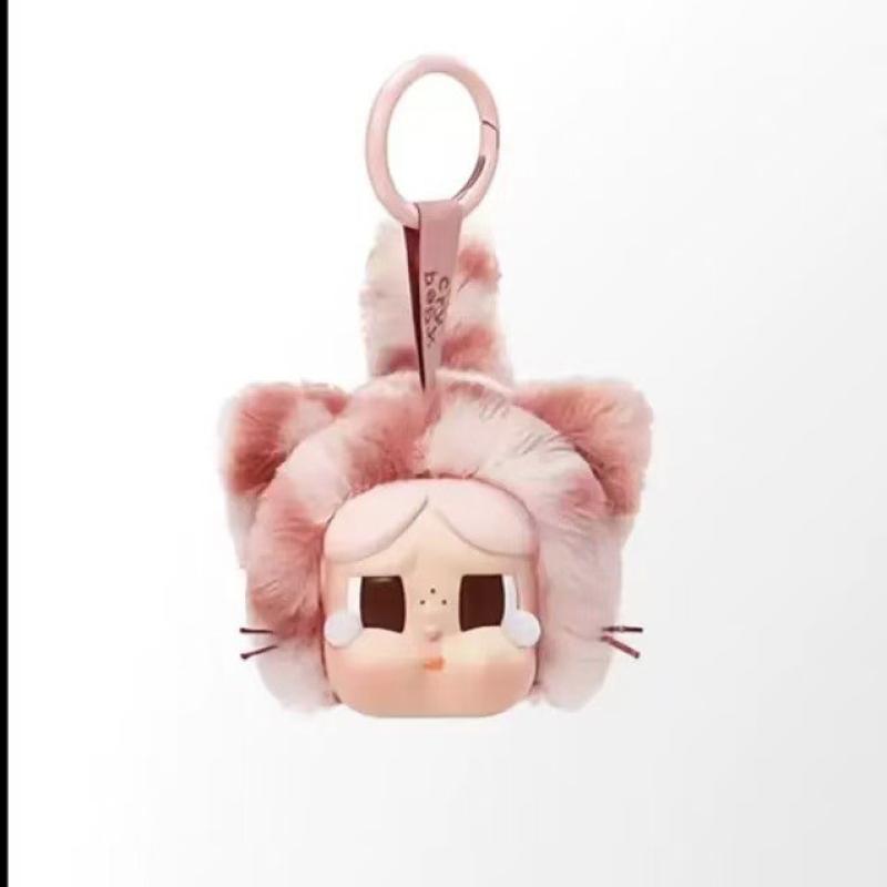 1 Piece Action Figure Keychain Crybaby Wild But Cutie Series Vinyl Plush Pendant Bag Decoration Figurines Dolls Model Gift