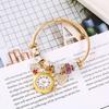 Elegant Beaded Watches Precise Quartz Watch Trendy Women's Bracelet Watches  Birthday Gift