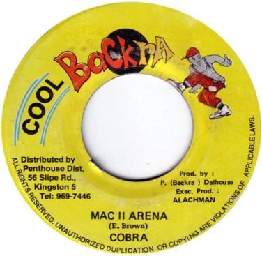 

7inch Record MAD COBRA - Mac II Arena NONE Cool Backra Jamaica Reggae, Ska & Dub Used