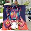 Mode Hip-Hop-Sänger J-Juice WRLD Flanell Decke für Erwachsene und Kinder Sofa Bett Dekoration Decke Tragbare Decke Geschenk