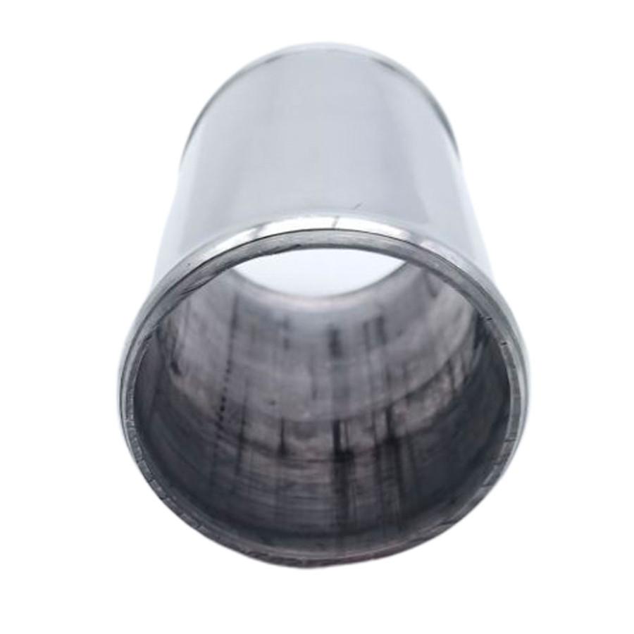 Polished Alloy Hose Joint Silicone Pipe 2.5 "63mm OD & 100mm L Tube Connector