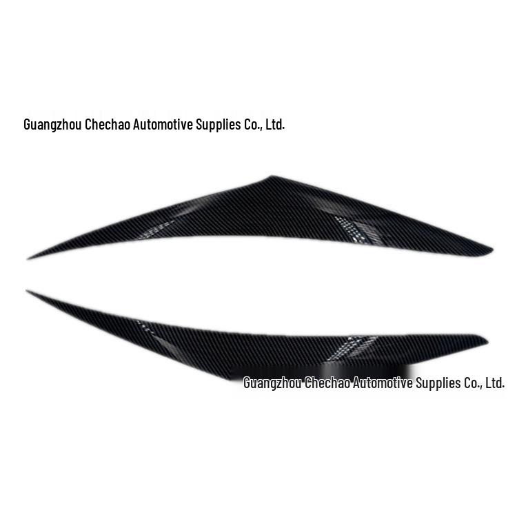 Carbon Fiber Headlight Eyebrow Trim for 2008-2013 Honda Accord (8th Gen)