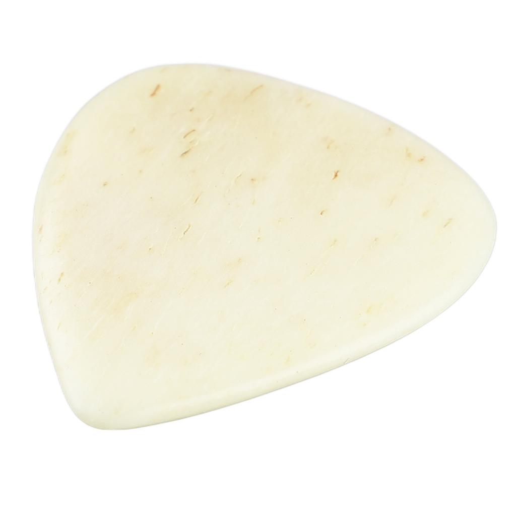 Guitar Pick Ox Bone Skidproof Easy Playing Plucking Pick Accessory for Performance Flat Surfaces