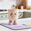 1pc Cute Big-Eyed Mouthwash Cup, Stylish Cartoon Toothbrushing Cup, Dormitory and Home Use Wash Cup to Cure Morning Grumpiness