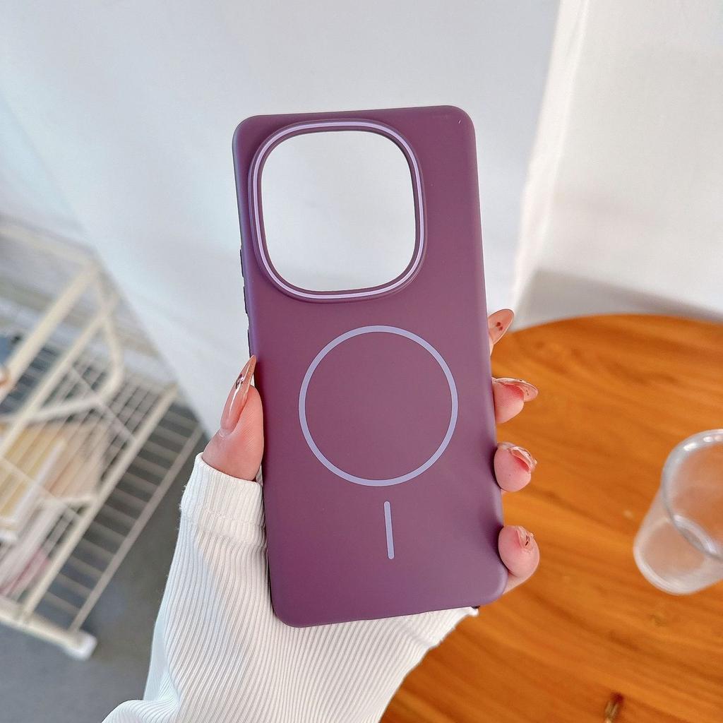 For VIVO IQOO Z10 Turbo Plus Case Simple Soft Gauze Magnetic PC Skin-friendly Anti-drop Cover For VIVO IQOO Z10 Turbo Pro Funda