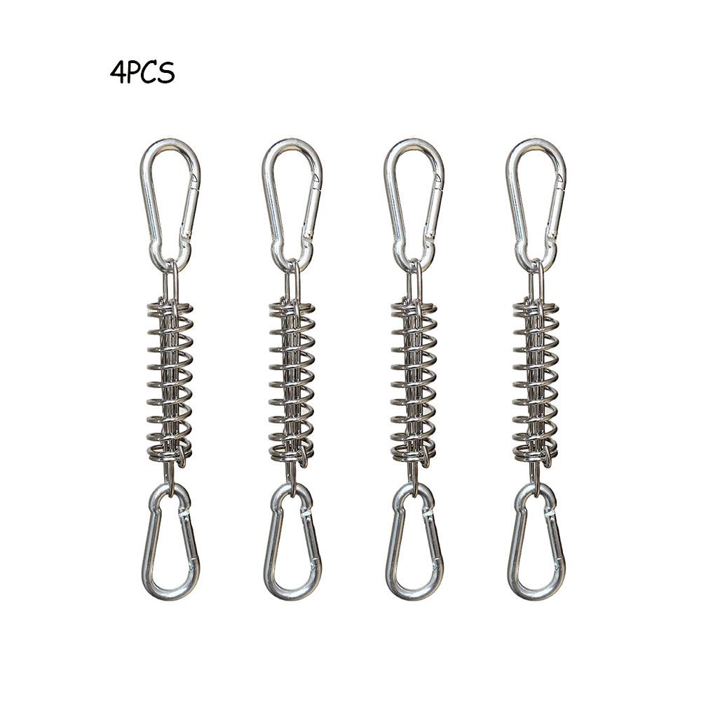 4/6 шт. Веревка для палатки с пружинной пряжкой, натяжитель палатки, колышки для кемпинга с карабинами, натяжитель тента, фиксирующий крючок 4pcs