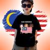 2025 Kids T Shirt Malaysia Merdeka Edition with Round Neck and Unique Celebration Print