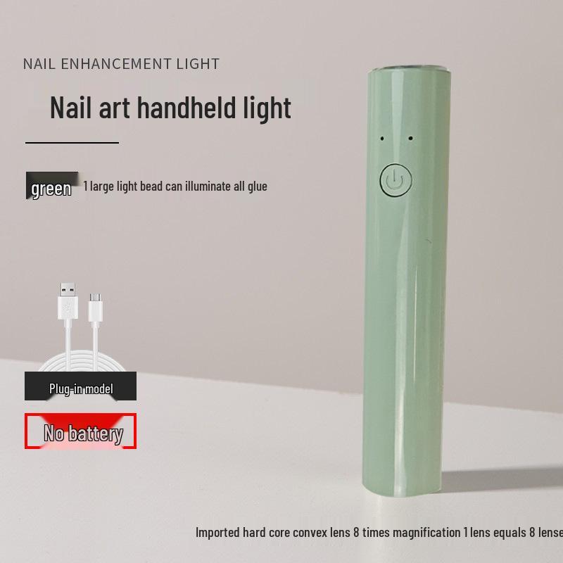 

Портативна міні-лампа для нігтів, що перезаряджається - Ручний 365 UV LED світло для нігтів