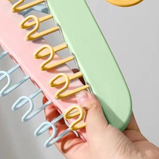 Clothes Drying Rack Easy Installation No Drilling Clothes Hanger Organizer with 8 Hooks Space Saving Closet Storage Rack