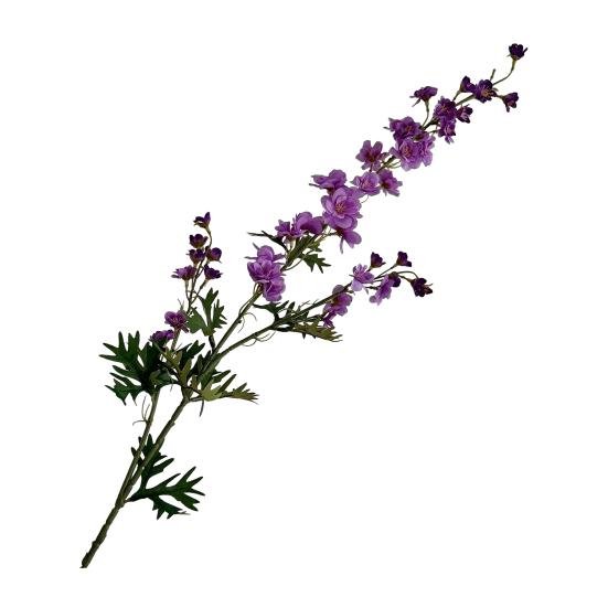 Artificial Delphinium Flower 36.6" Long Stem Faux Silk Bouquets for Tall Vase Realistic Fake