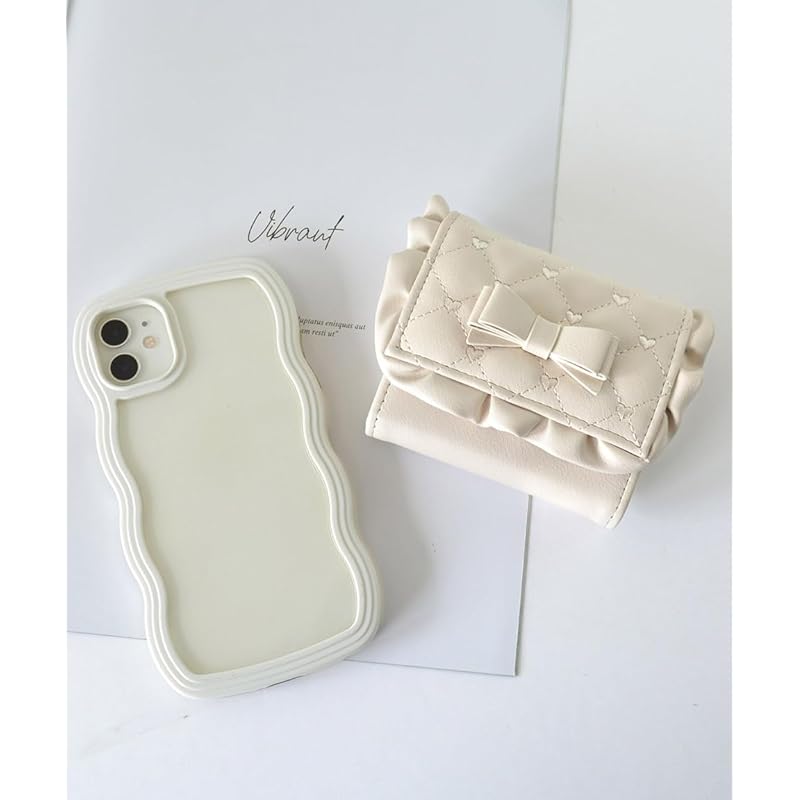 [SecretDoor] ivory trifold wallet ladies compact wallet mini wallet woman mini brand cute compact folding wallet easy to use large capacity With coin