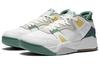 Li Ning Abrasion Resistant Low top Vintage Basketball Shoes Women's White Green AGBS032-2