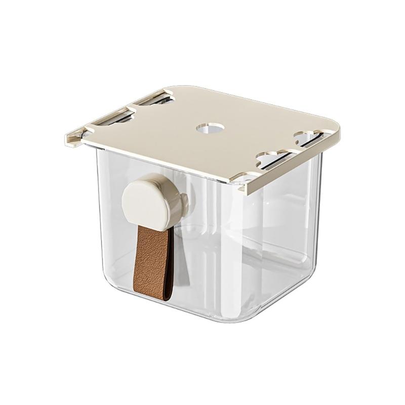 

Adhesive Mounted Under Table Organizers Bathroom Cabinet Storage Drawer Tray Ergonomic Handle Designs Space Efficient S