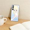 Angel Bunny Girl Phone Case For Samsung Galaxy A73,A72,A71,A70,A53,A52,A51,Others Soft Black Cover