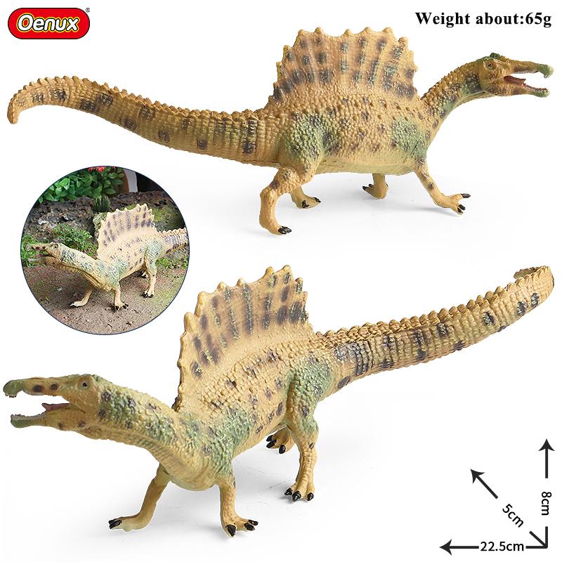 Oenux Jurassic Dinosaurus Indominus Rex Mosasaurus Saichania Dilophosauridae Spinosaurus Modell Actionfigurer Samling Leke for Barn