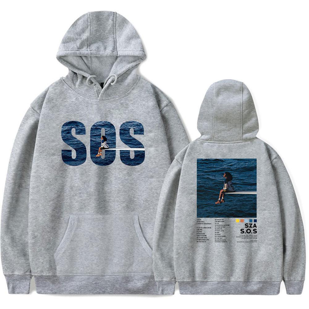American Singer SZA Hoodies Graphic Sweatshirts for Fans Casual Long Sleeve Men/Women Clothing Sudaderas Hip Hop Hoody