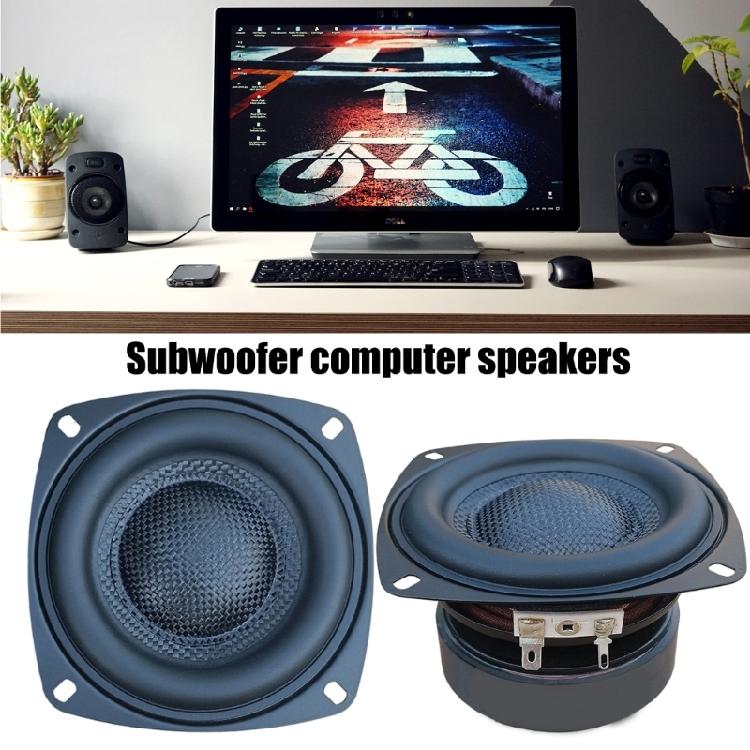 4inch Subwoofer, 40W Basin Bass Loudspeaker High Sensitivity Low End Home Superior Sound Low Frequencies Fit for Theater