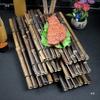 Sashimi & Seafood Bamboo Raft Decoration – Perfect for Hot Pot, Beef, BBQ, and Plating