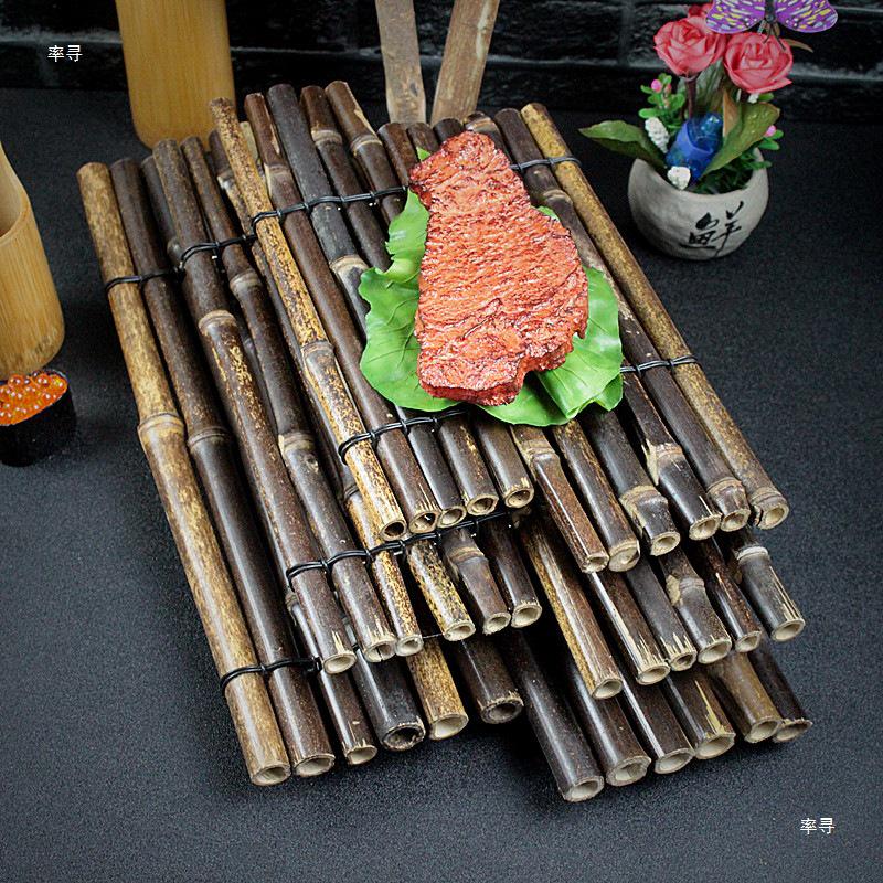 Sashimi & Seafood Bamboo Raft Decoration – Perfect for Hot Pot, Beef, BBQ, and Plating