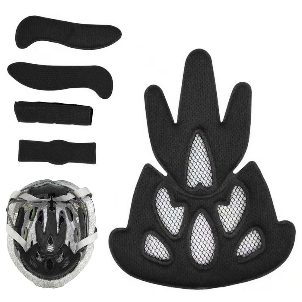 Uniwersalne Zestawy Wyściółki Kasku Motocyklowego Wymienne Uszczelnione Gąbki Zestaw Podkładek Piankowych do Kasku Rowerowego Akcesoria do Kasku Rowerowego