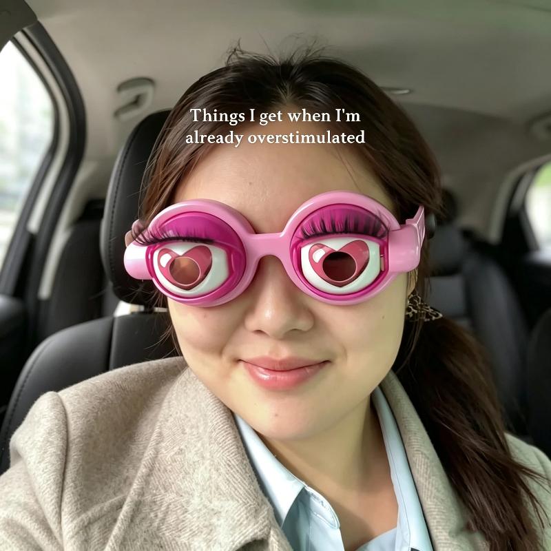 Funny Blinky Crazy Eye Glasses With Creative Moving Eyeballs Safe Plastic Material For Kids Birthday Party Cosplay Prank Games