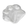 50pcs Nail Art Color Display Card Transparent Glass Cartoon Cat Paw Shaped Nail Polish Color Card
