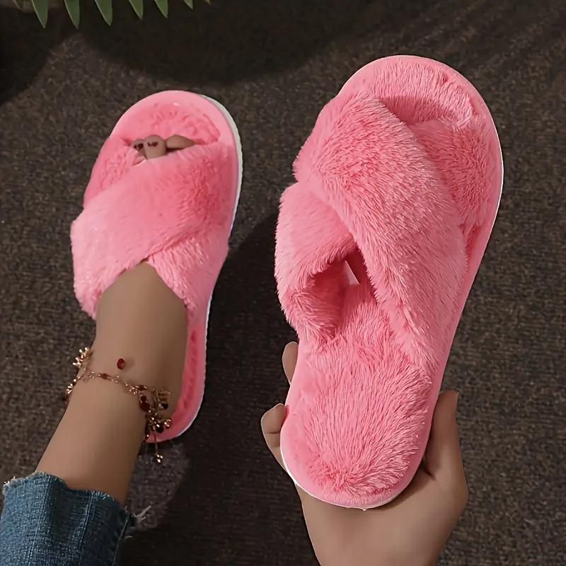 Women's Autumn & Winter Home Interior Slippers - Soft and Comfortable Plush Casual Shoes Comfortable and Breathable Everyday Couple Shoes