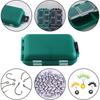 1-10PCS Dual-Sided Fishing Tackle Box Compartment Portable Bait and Hook Organizer Dividers for Lures Sinkers and Swivels
