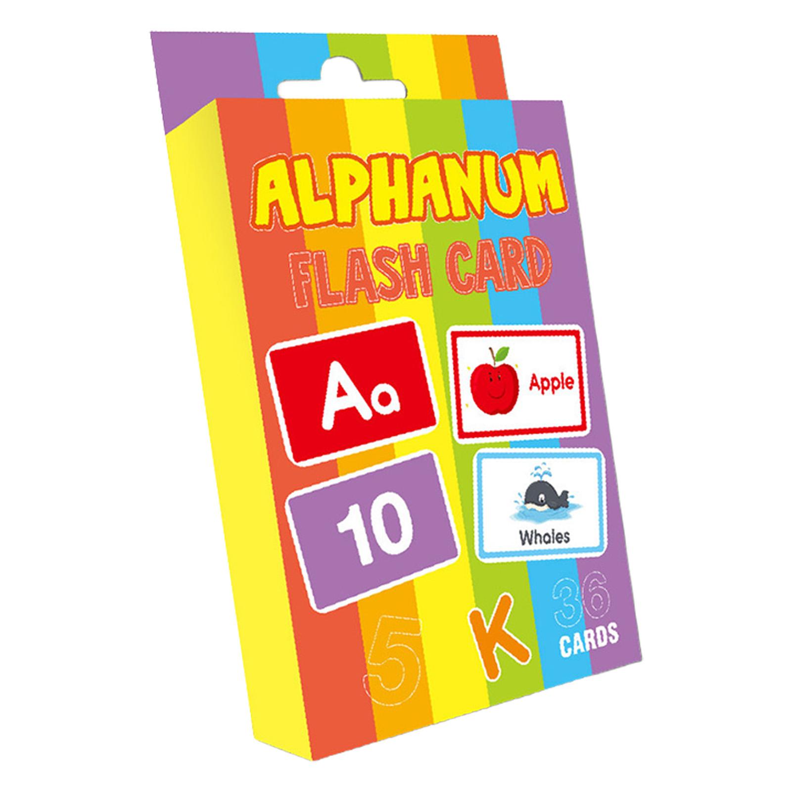 

Children Educational Flashcards Set Animals Vegetables Letters Numbers Q&A English Learning Tools