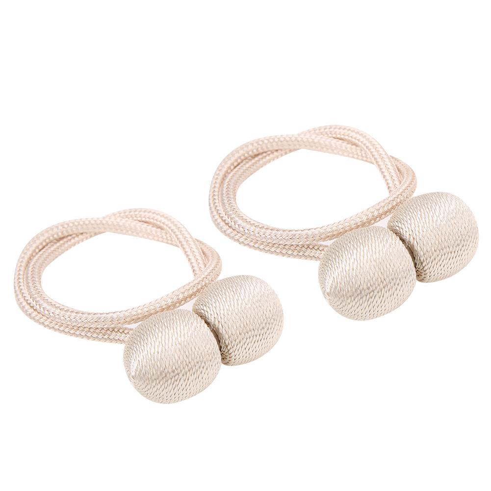 2Pcs Strong Magnetic Curtain Tiebacks Tie Backs Buckle Holder Holdbacks Window Decorative