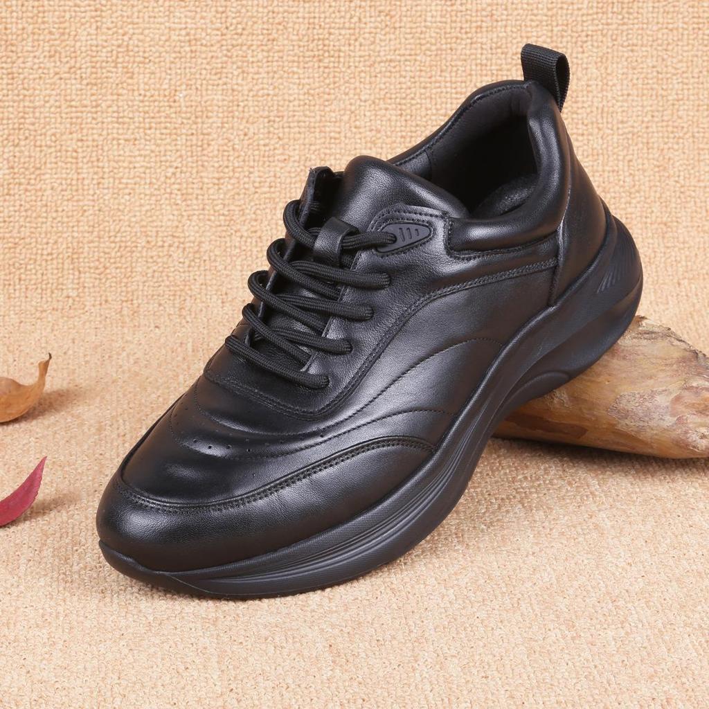 Herren Echtleder Freizeitsneaker - Atmungsaktiv, Sport Outdoor, Oberste Schicht Rindsleder