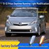LED Daytime Running/Fog Lights for 11-13 Toyota Prius Front Bumper