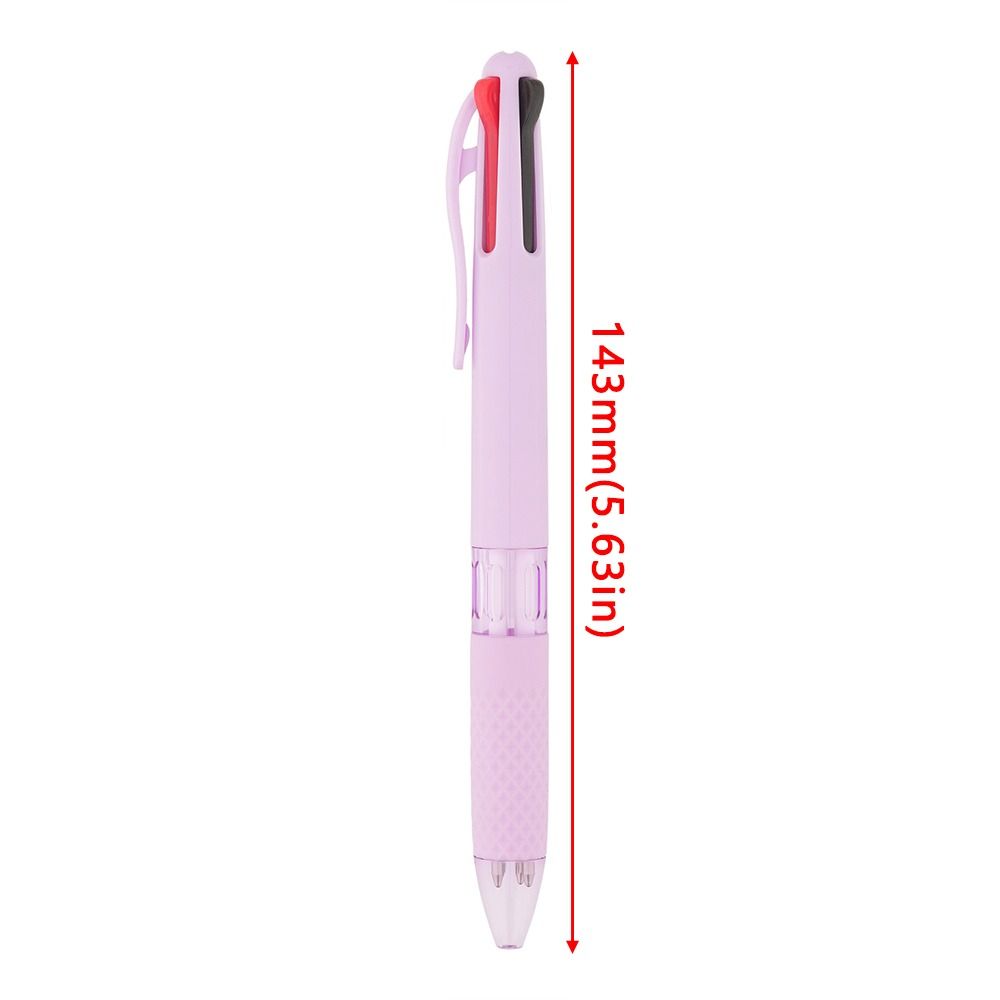 0.7mm Tip 4 Color Pen Press Using Writing Pen Multicolor Ballpoint Pen  School Office