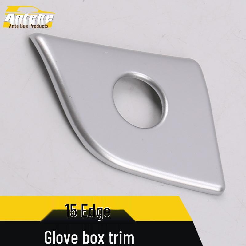 Compatible Edge Glove Box Decorative Frame & Co-Pilot Storage Panel Stickers