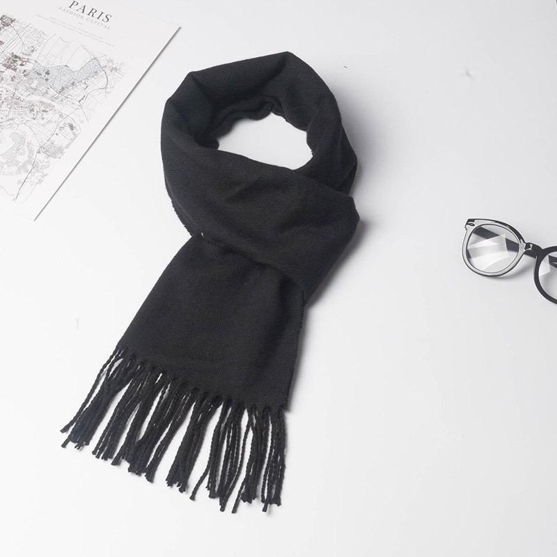 2024 Japanese-Style Plaid Scarf: Versatile Unisex Winter Shawl In Beige