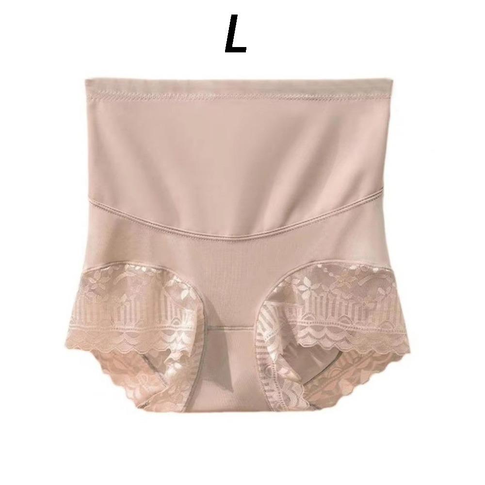 Lace Trim Slimming Underwear High Waist Shapewear Comfortable Tummy Control Panties  Women Wear