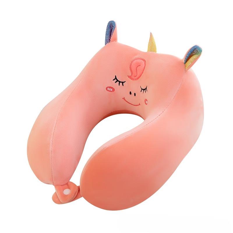 OEING Portable Memory Foam U-Shaped Neck Pillow