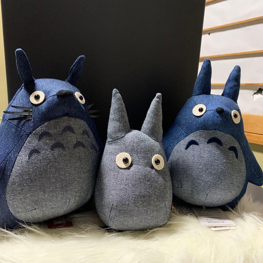 EDWIN Ghibli collaboration Totoro stuffed toy set of 3