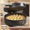 Dual-Sided Electric Griddle & Hot Pot: Non-Stick Multi-Functional Pancake Maker, Shabu-Shabu, and Grill.