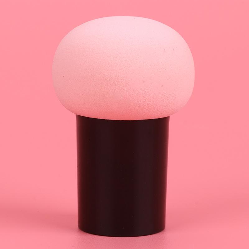 1PC Portable Wet or Dry Beauty Sponge Egg Mushroom Makeup Tool Wet and Dry Mushroom Head Makeup Bubble Portable