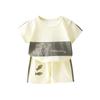 Zestaw T-shirtów w paski z krótkim rękawem dla dzieci - Letnia odzież w stylu koreańskim dla chłopców i dziewcząt