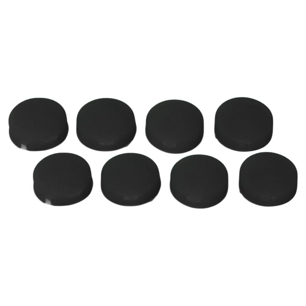 8pcs Doorbell Button Replacement Silicone Responsive Video Doorbell Buttons with 4 Screws for Doorbell Pro Black