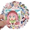 10/30/50pcs Cute Laid Back Camp Anime Graffiti Aesthetics Cartoon Decals DIY Phone Cases Notebook Kawaii Graffiti Sticker Pack