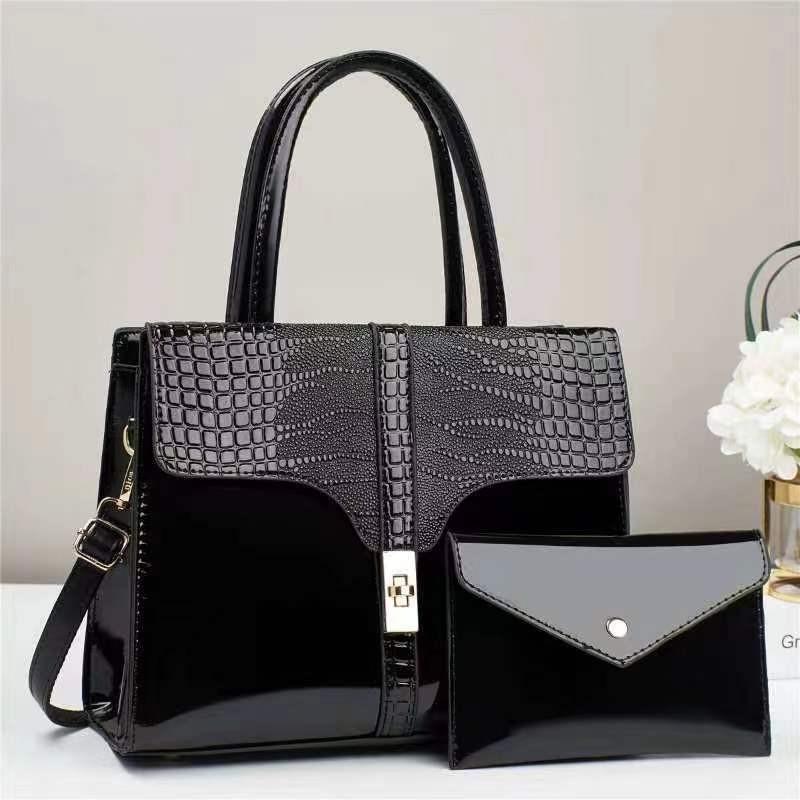 Chic Versatile Pu Bucket Bag For Women With Stylish Sequins In Khaki Black And Pink Shades